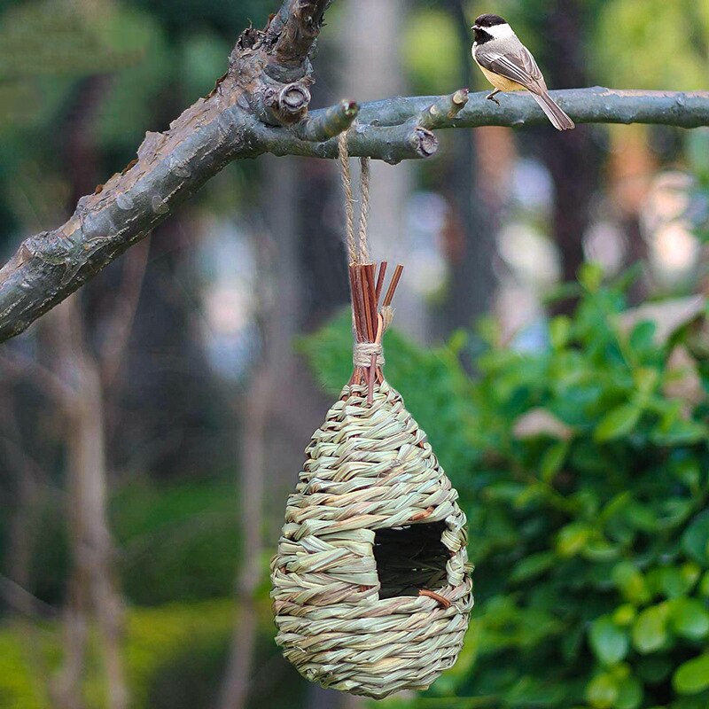 grass bird hut handmade woven grass