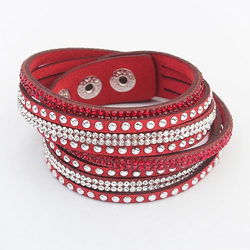 Dame Vintage Armbånd Vevet Armband Retro Mote Veving Mote Enkel Elegant Ferie Lær Armbånd Smykker Svart / Hvit / Rosa Til Fest & Aften Gave Ferie Bursdag Festival 2025 - $9.49 –P2