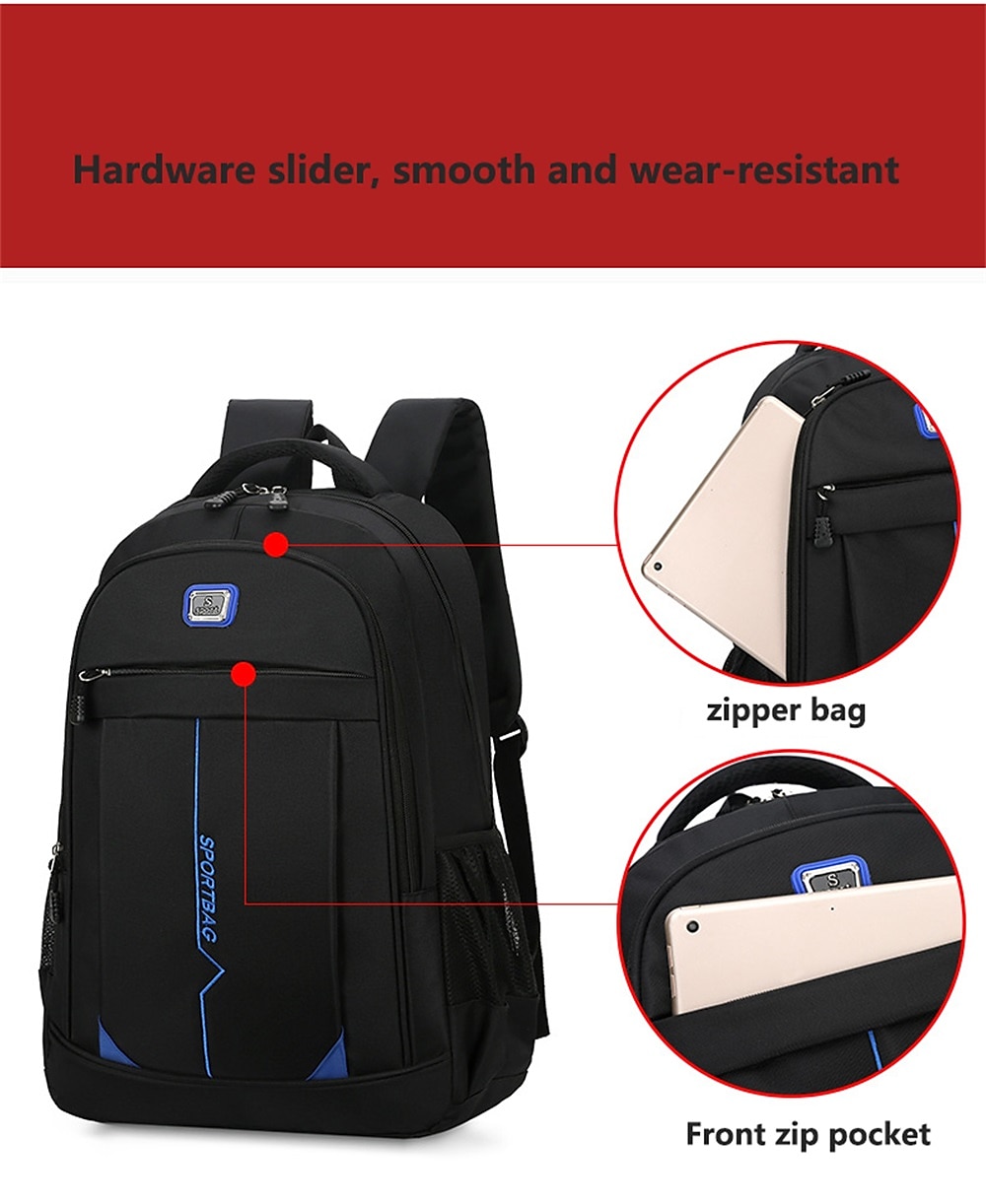 Waterproof Men's Backpack for Work, 15.6" Laptop Business Backpack, College School Backpack, Travel Backpack for Boys and Girls, Book Bag, Anti-Vibration and Large Capacity 2025 - $31.99 –P10