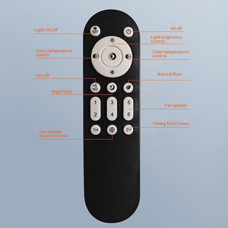 takvifte med lys krystallsvart 21" varmhvit led 6-hastighets timing reversible blader med fjernkontroll, husholdningsviftelysekrone, innendørs lavprofil innfelt takvifte 110-120v 2025 - $374.29 –P2