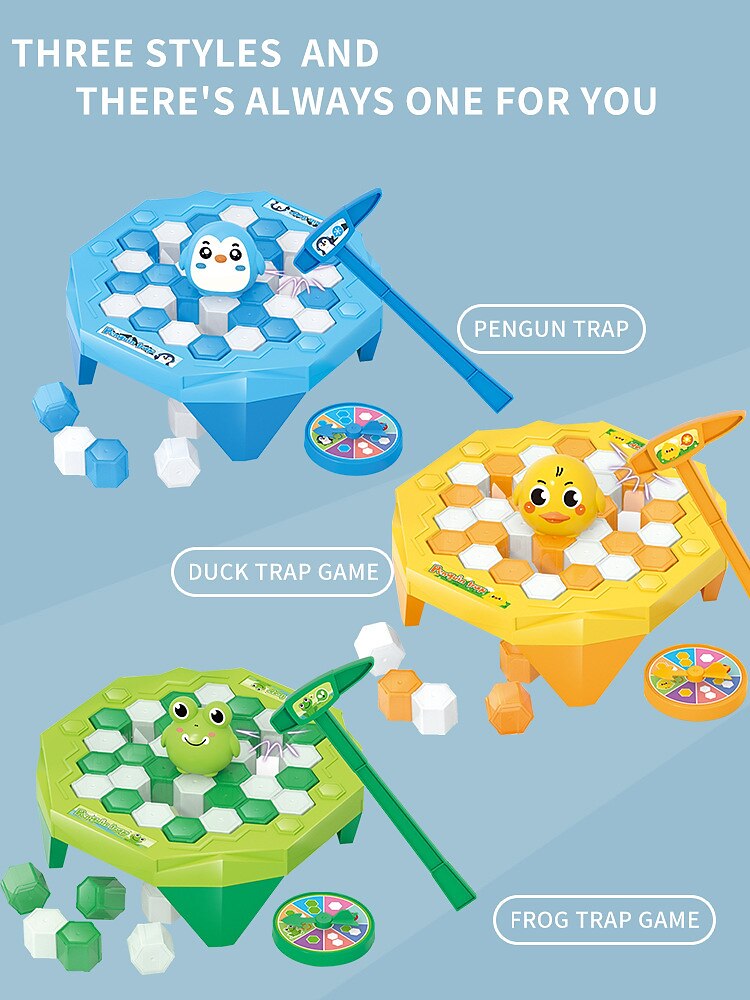 2025年 インタラクティブなペンギンアイスパウンドテーブルゲーム - 氷ブロックの壁を打ち破ってペンギンを救おう！  コレクション – $12.49 –P7