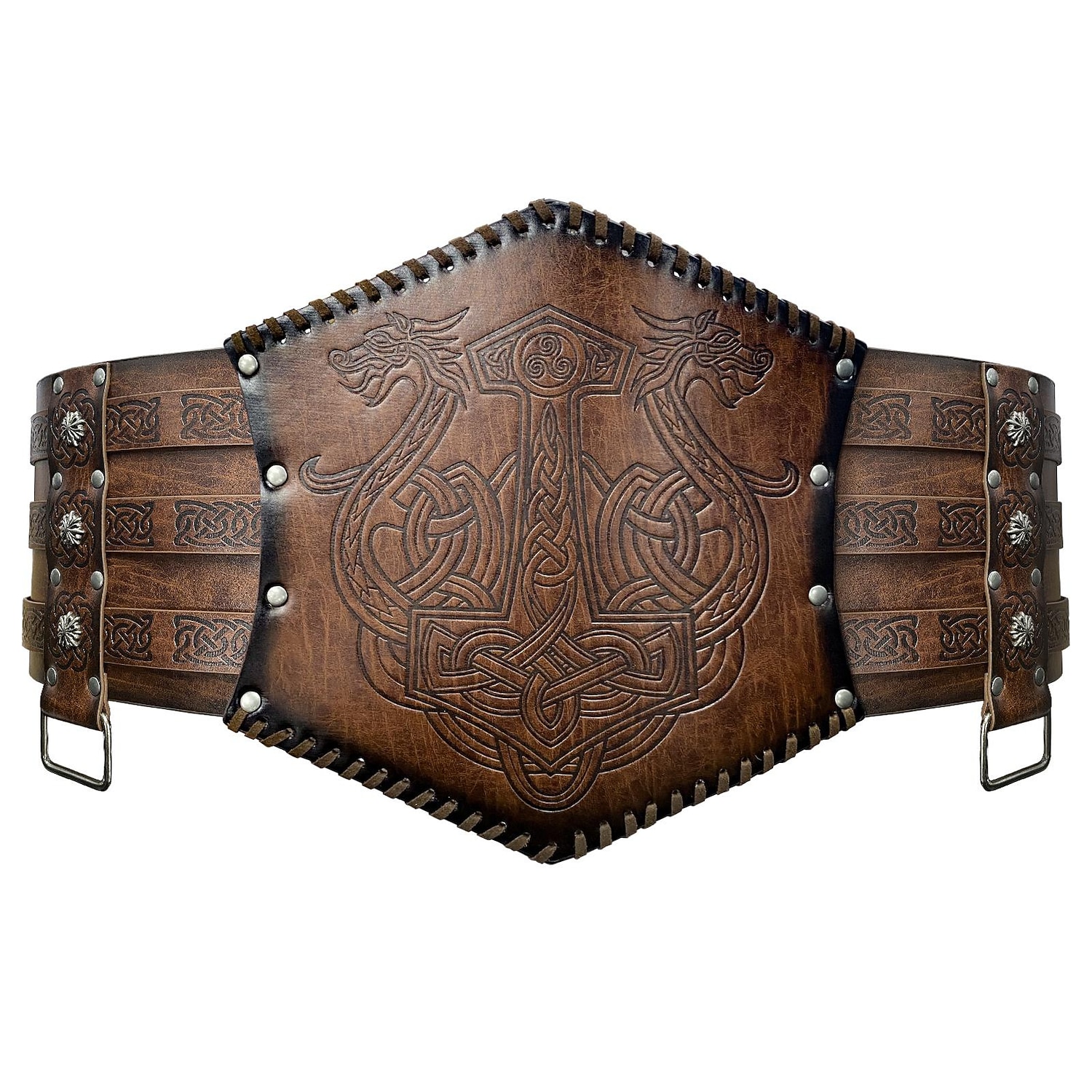 Warrior Knight Ritter Viking Celtic Knight Retro Vintage Punk & Gothic Medieval Renaissance 17th Century Cosplay Costume Masquerade Waist Belt Men's Women's Costume Vintage Cosplay Performance Stage 2025 - $40.99 –P6