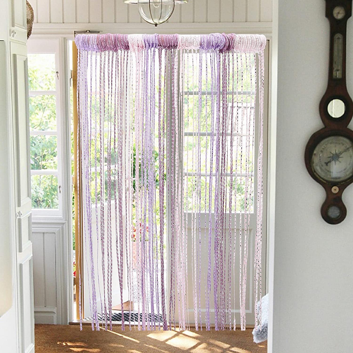 Tende A Stringhe Sparkle Tenda Della Porta Fly Tenda Bastone Della Tenda, Tende Pannello Divisorio Porta Finestra Zanzariera Per La Decorazione Della Parete Della Porta E Della Finestra,100*200cm del 2025 a $3.99 –P16