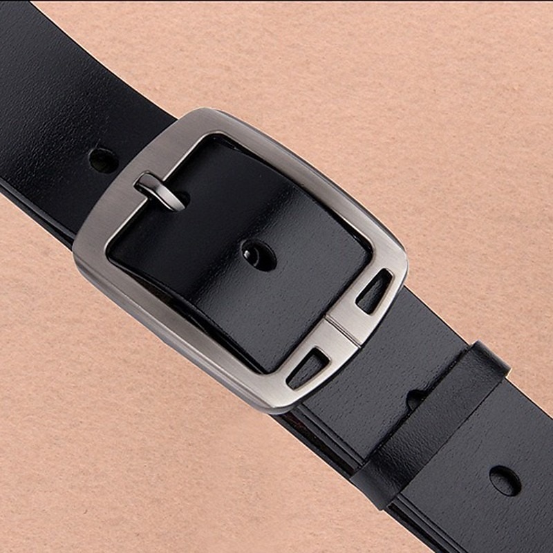 Men's Sashes Belt Men's belt Cowhide Alloy Modern Contemporary Solid / Plain Color Black Coffee Vacation Daily Wear Casual Daily Weekend Waist Belt 2026 - $23.99 –P3