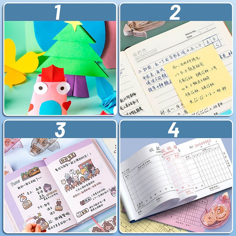 נקודות דבק דו צדדיות דבק נטול חומצה&amp; מתקן סרט דביק ליצירה וסקראפ (0.23 אינץ' על 157 אינץ'), מתנה לחזרה לבית הספר בטוח לארכיון 2025 - $6.99 –P4