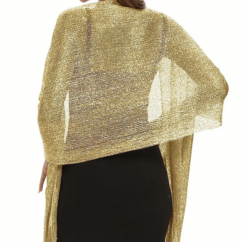 Gold Metallic Shawl