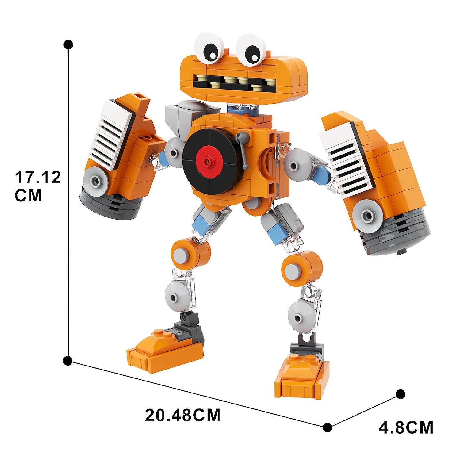 blocuri de construcție, explozive monștrii mei cântători asamblare joc de blocuri de construcție cor de monștri jucării bloc de construcție cu particule mici 2025 - $62.99 –P13