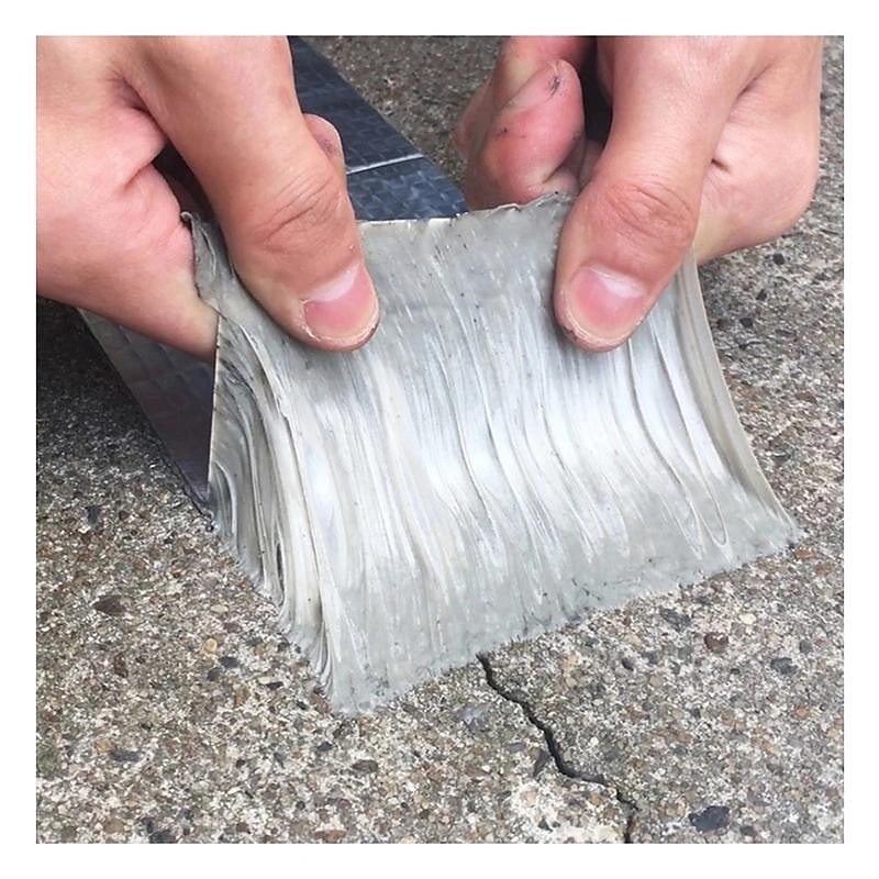 1 rollo de cinta impermeable resistente a altas temperaturas papel de aluminio grueso cinta de butilo pared piscina techo grieta conducto reparación sellada auto cinta 2025 - $7.99 –P2