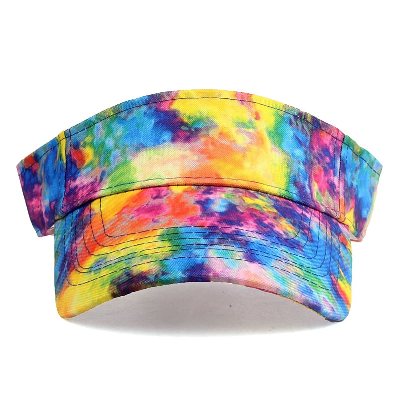 Retro Neon Multicolor Visor Hat Cap Costume Rollerblade Outfits Accessories Doll Y2K Beach Party Carnival Halloween 2025 - $2.99 –P3