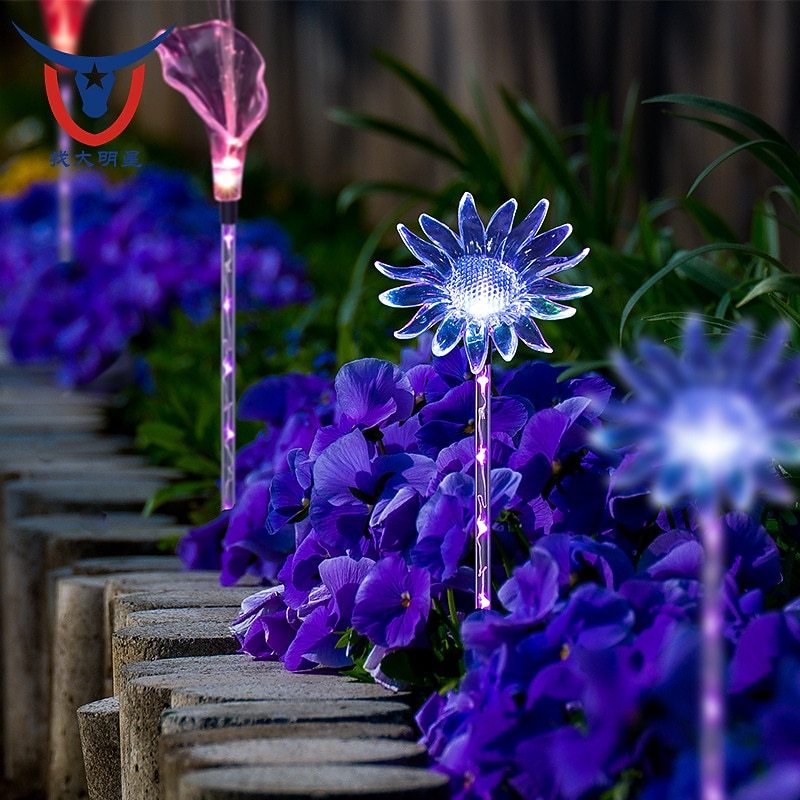 aurinkopanos valot värinvaihto ulkona moniväriset aurinkokukat pihavalot vedenpitävä puutarhasisustus (voikukka, lilja, auringonkukka) aurinkoterassi valot monivärinen vaihtuva 2026 - $16.99 –P5