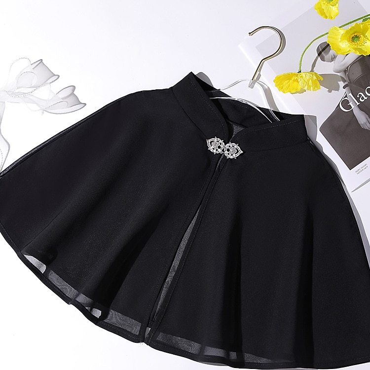 Cappotto avvolgente donna vintage elegante senza maniche avvolge con colore puro per matrimonio vestito estivo per impressionare del 2026 a $17.49 –P6