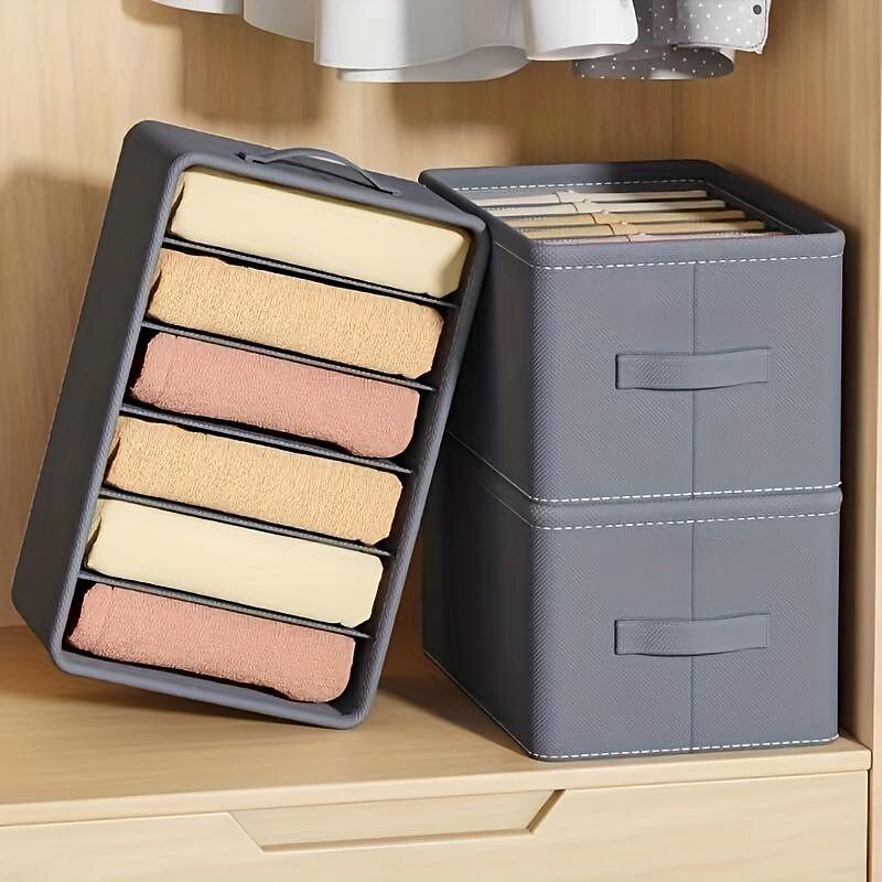 Foldable Clothes Storage Box, Thickened Compartment Organizer for Pants and Shirts - PP Board, 17.32 x 11.81 x 7.87 inches 2025 - $7.99 –P8