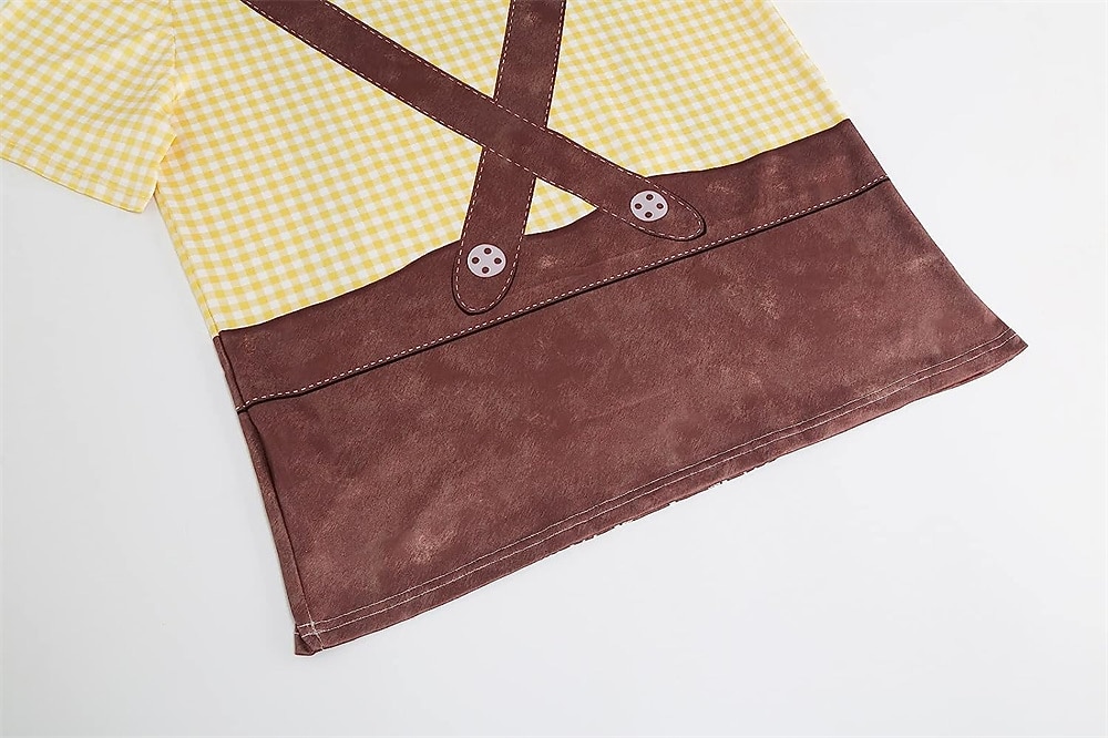 T-shirt Lederhosen 3D Bavarese Stile da Strada Corte Grafico per Per uomo Adulti Stampa 3D  per Birra Oktoberfest Feste Casual Quotidiano del 2026 a $17.49 –P6