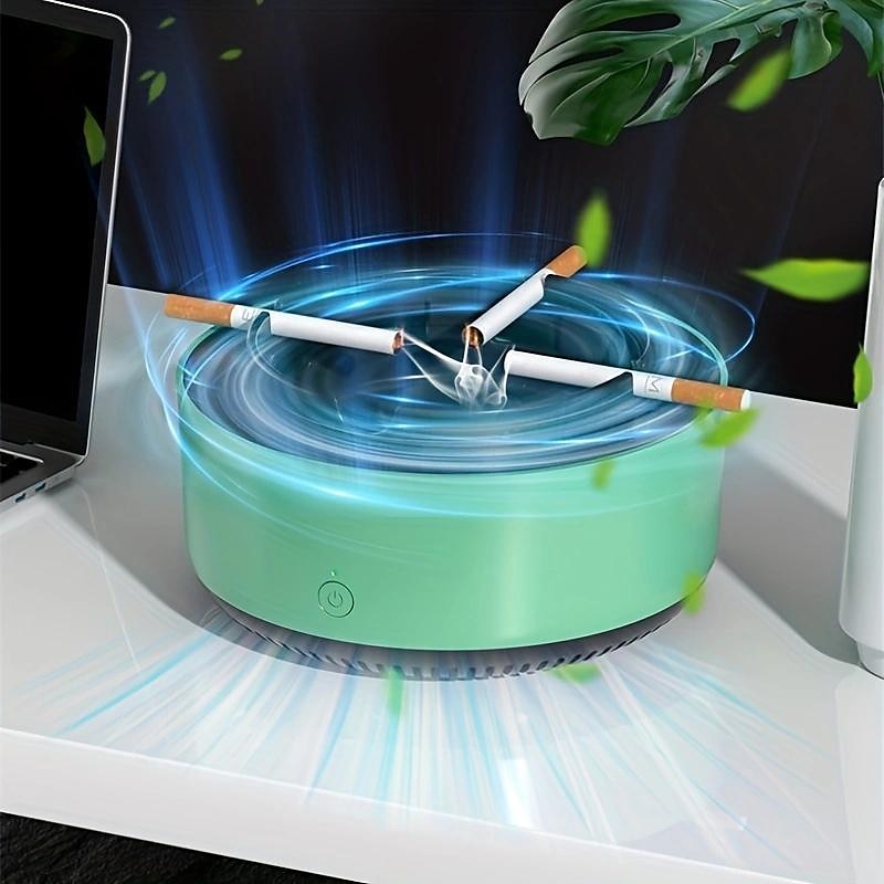 Purificateur d'air de cendrier de cigarette pour l'inhalation d'odeur de tabac, suppression intelligente des odeurs de tabac d'occasion, salon intérieur, voiture de bureau de 2025 ? GBP £9 –P5