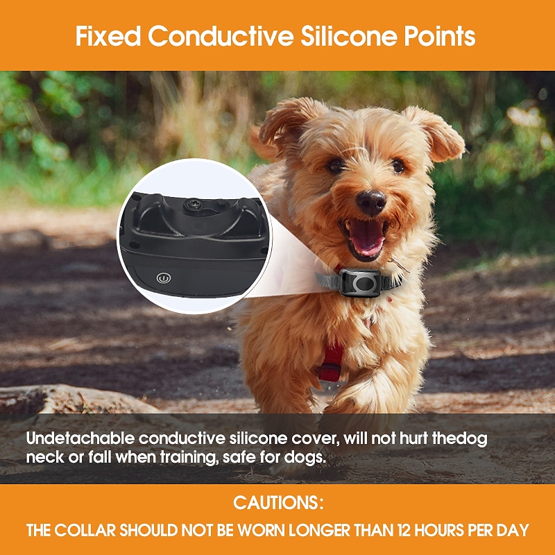addestramento del cane collare antiabbaio collare antiurto lunghezza regolabile suono telecomandato cane elettrico cane portata 500m impermeabile custodia automatica inclusa regolabile flessibile resina di sicurezza nylon abs+pc del 2025 a GBP £46 –P7
