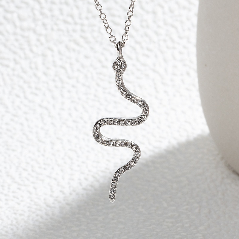 1 stuk Kettingen lange ketting For Dames Dagelijks Legering Slang Slang 2025 - $7.49 –P5