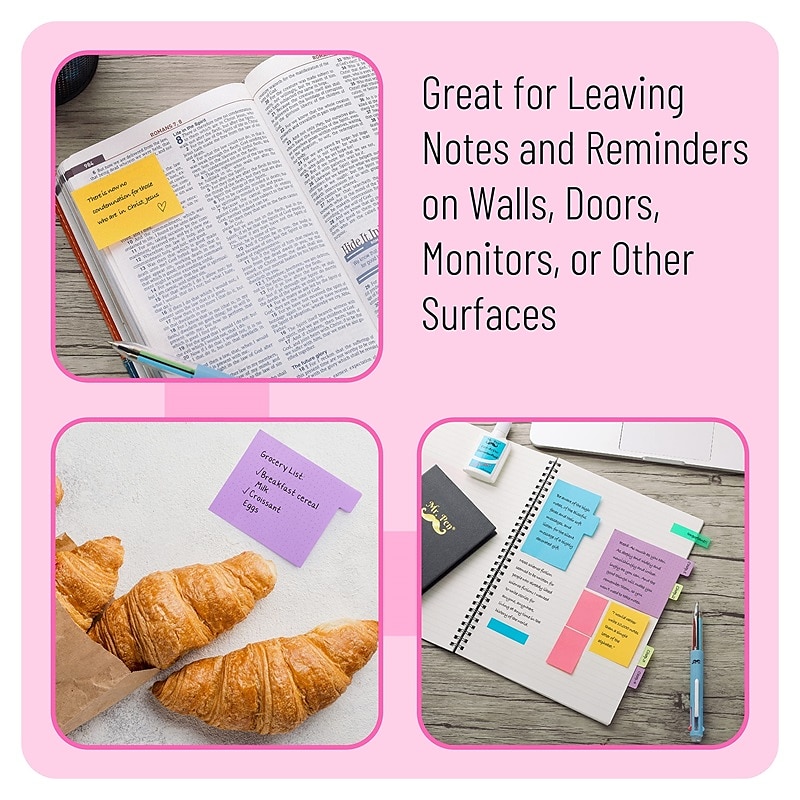 Sticky Notes Set 410 Pack School Supplies Office Supplies Planner Sticky  Note Dividers Tabs Book Notes Bible Sticky Notes, Back to School Gift 2024  - US $12.99