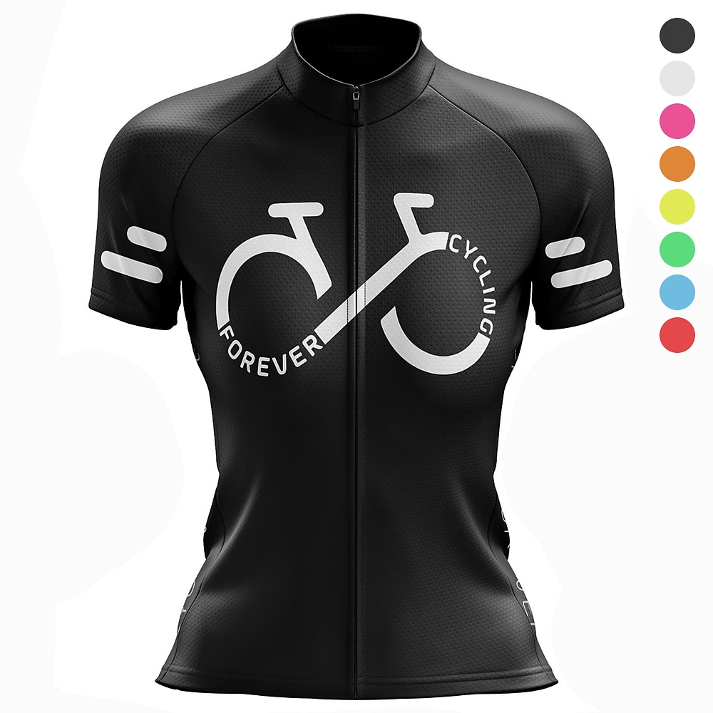 Γυναικεία Φανέλα ποδηλασίας Γραφική Αστείος Κοντομάνικο Ποδήλατο Αθλητική μπλούζα Μπολύζες με 3 πίσω τσέπες Ποδηλασία Βουνού Ποδηλασία Δρόμου 2026 - $30.99 –P1