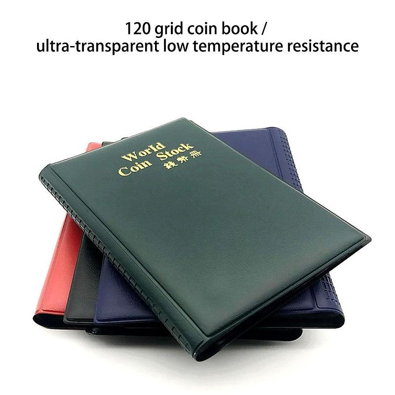 120 Coins Holders 4 Colors Collecting Collection Storage Money Penny Album Book Pockets 2025 - $8.99 –P9