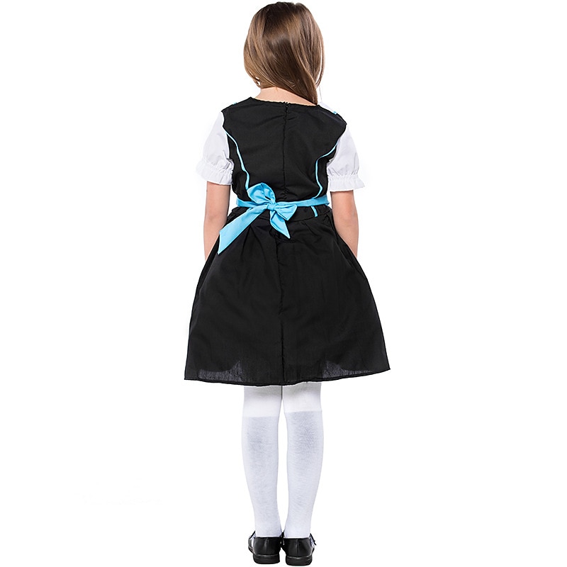 Oktoberfest dirndl Trachtenkleader Dirndl pusero Oktoberfest / Olut baijerilainen baijerilainen Wiesn Perinteinen Tyyli Niityt Tyttöjen Perinteinen tyyli kangas Toppi Leninki Esiliina 2025 - $40.99 –P10