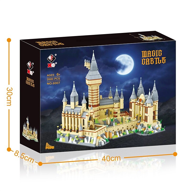 969PCS MOC Magic Gastle on Book Lord Rings Sauron Eye Building Blocks  Assemble Brick Collection Gifts Toy for Boy Kids