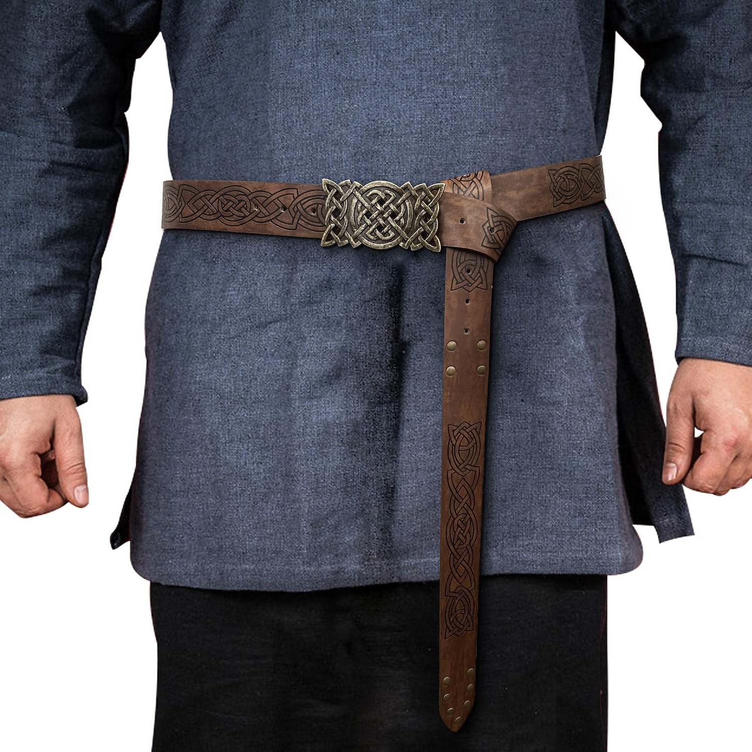 Warrior Knight Ritter Viking Celtic Knight Retro Vintage Punk & Gothic Medieval Renaissance 17th Century Cosplay Costume Masquerade Waist Belt Men's Women's Costume Vintage Cosplay Performance Stage 2025 - $18.99 –P1