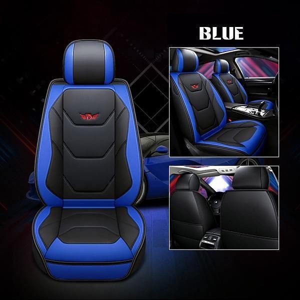 2026年 StarFire ユニバーサル5D PUレザー前カーシートカバーマット、防水、通気性カーシートプロテクター  コレクション – $61.99 –P16