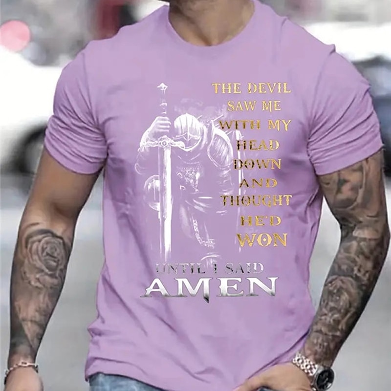 Homme Chevaliers Templiers Impressions Graphiques T-shirt T-shirt graphique Coton Manche Courte Graphique Chemise Noir Blanche bleu marine T-shirt confortable Extérieur Rue Vêtements de créateurs de de 2025 ? $15.99 –P13