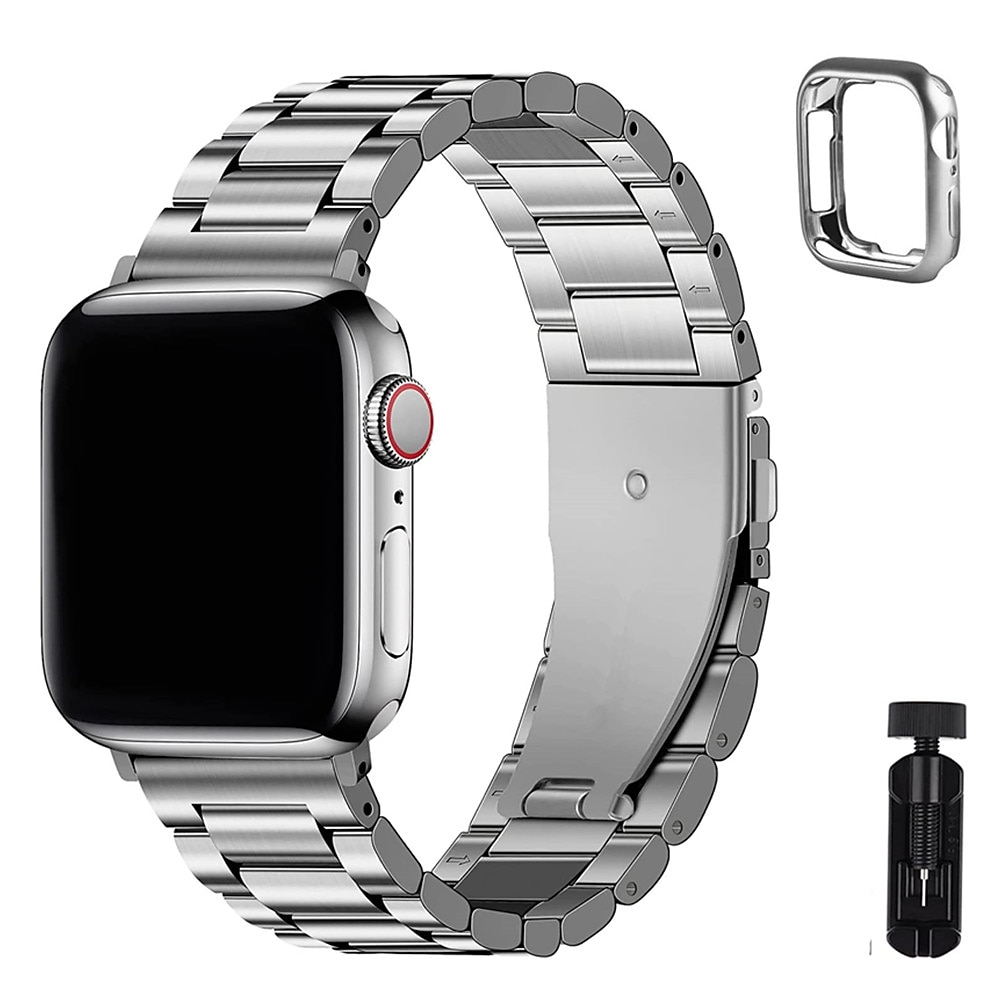 Sportovní značka Kompatibilní s Řemínek k hodinkám Apple Watch 38 mm 40 mm 41 mm 42 mm 44 mm 45 mm 49 mm s Casem s nástrojem pro odstranění Nerez Náhradní pásek na hodinky pro iwatch Ultra 2 Series 9 2026 - $19.99 –P5