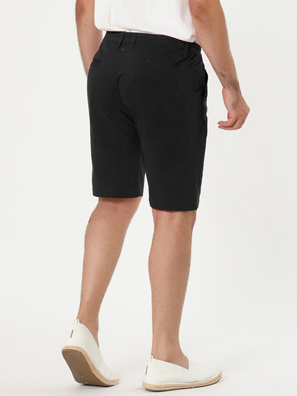 Férfi Rózsaszín nadrág Rövidnadrágok Chino Shorts Ruha Rövidnadrág Bermuda nadrág Zseb Sima Mokaszinok Légáteresztő Szabadtéri Napi Alkalmi Divat Alkalmi Fekete Arcpír rózsaszín 2025 - $21.99 –P8
