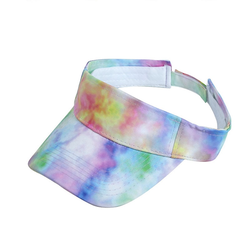 Retro Neon Multicolor Visor Hat Cap Costume Rollerblade Outfits Accessories Doll Y2K Beach Party Carnival Halloween 2025 - $2.99 –P11