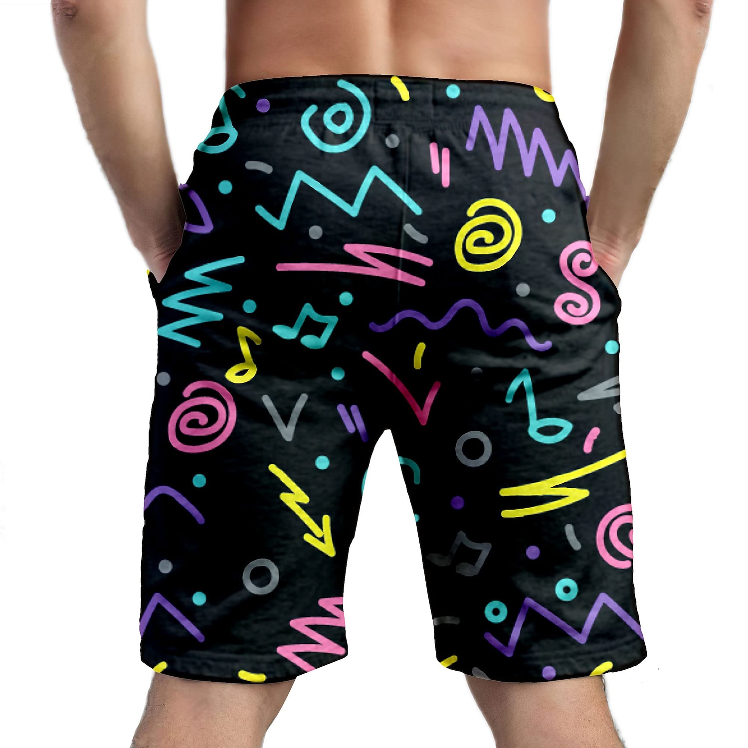 Doll Retro Vintage 1980s Beach Shorts Men's Costume Vintage Cosplay Vacation Beach Shorts 2025 - $16.49 –P5