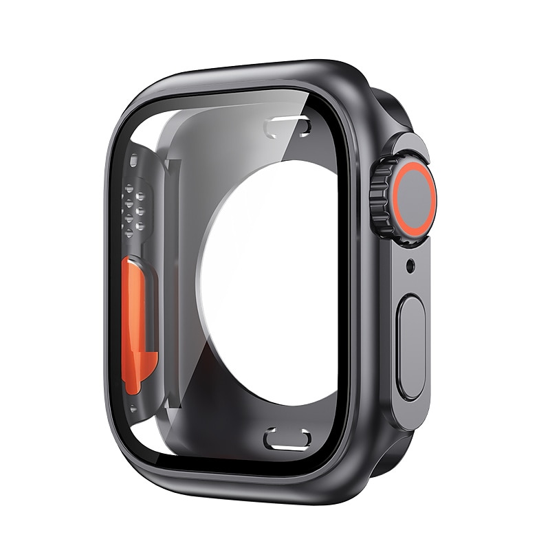 נרתיק שעון עם מגן מסך מותאם ל Apple Watch Series 8 7 41mm 45mm / Series 6 5 4 SE 40mm 44mm All Around Protective עמיד בזעזועים זכוכית משוריינת / מחשב קשיח שעון כיסוי 2025 - $12.99 –P11