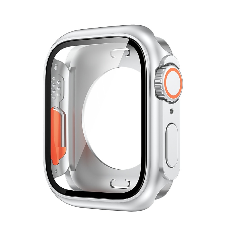 נרתיק שעון עם מגן מסך מותאם ל Apple Watch Series 8 7 41mm 45mm / Series 6 5 4 SE 40mm 44mm All Around Protective עמיד בזעזועים זכוכית משוריינת / מחשב קשיח שעון כיסוי 2025 - $12.99 –P10