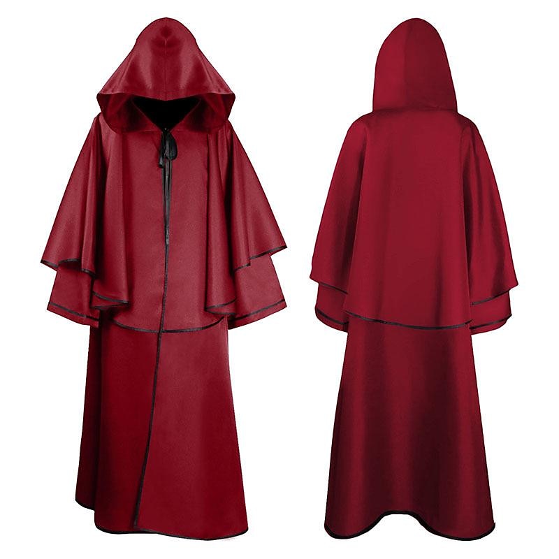 Retro / vintage Punk & goottilainen Keskiaika Viitta Cosplay-Asut noita Rutto lääkäri NUOLET Miesten Naisten Sukupuolineutraali Viikinki Fantasia Walpurgin yö Halloween Karnevaali Naamiaiset 2025 - $37.99 –P2