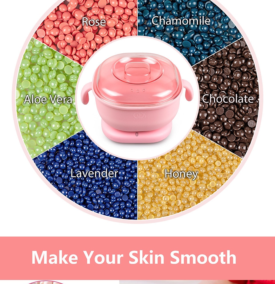 Silicone Portable Wax Hair Removal Machine Wax Heater Depilatory High Temperature Resistant 2025 - $25.99 –P10
