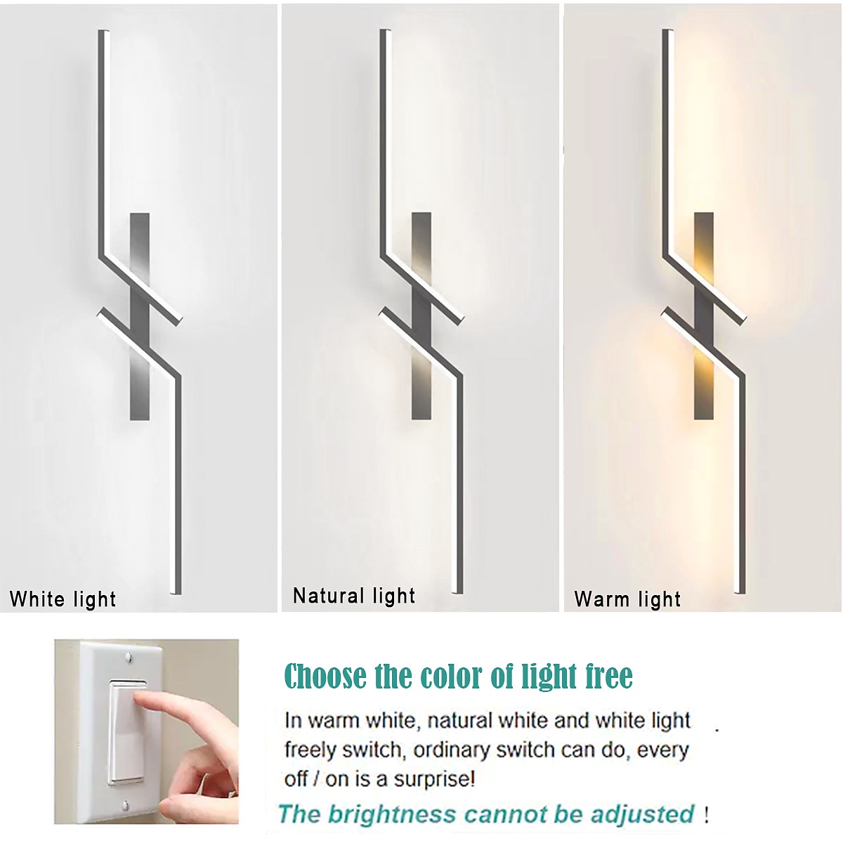 Lightinthebox LED Indoor Wall Light Liner Desin 60-120cm/23.4-46.8in Curve Indoor Modern Simple LED Wall Lamp Silicone Wall Lamp is Applicable to Bedroom Living room Bathroom Corridor AC110V AC220V 2026 - $87.99 –P13