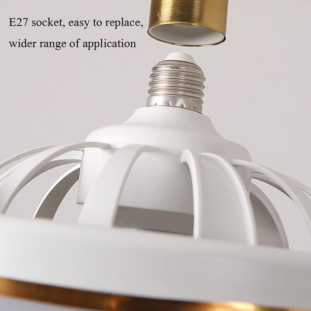 takfläkt med ljusfjärrkontroll 30w 10 tums hängande hängande takfläkt dimbar 3 ljus färg, 3 hastigheter led lågprofil infälld takfläkt för kök 85-265v 2025 - $75.99 -P4