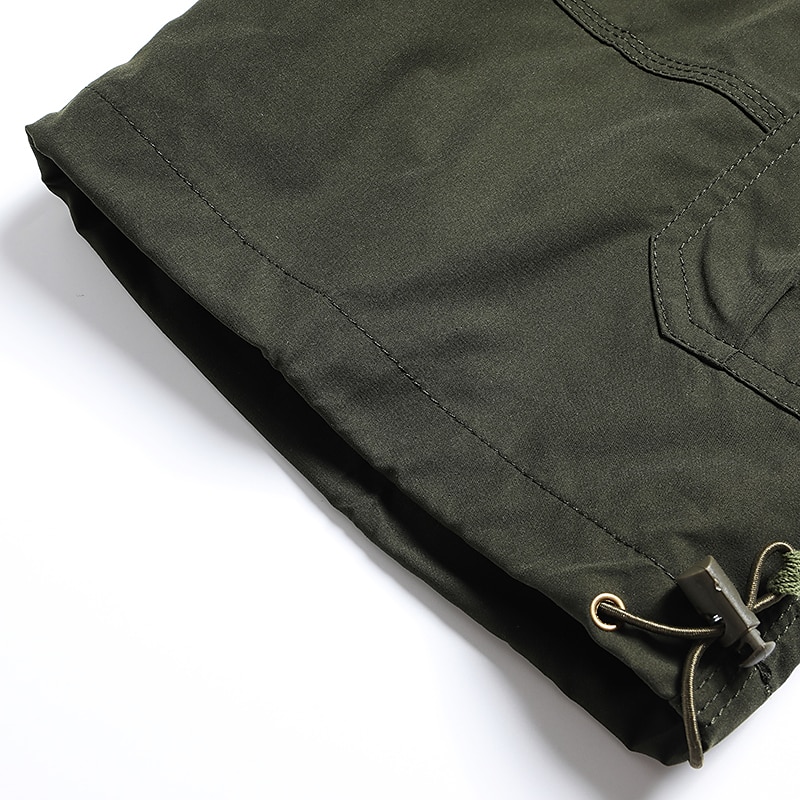 Homens Bermuda Cargo Calção Shorts de verão Shorts de Trilha Com Cordão Cintura elástica Bolso multi Tecido Conforto Macio Comprimento do joelho Ao ar livre Diário Para Noite Moda Casual Exército de 2025 por $21.99 –P17
