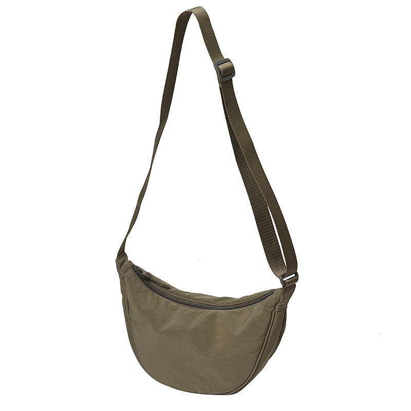 Women's Crossbody Bag Shoulder Bag Hobo Bag Nylon Daily Holiday Zipper Large Capacity Lightweight Durable Solid Color claret Lake blue Lemon Yellow 2025 - $18.99 –P18