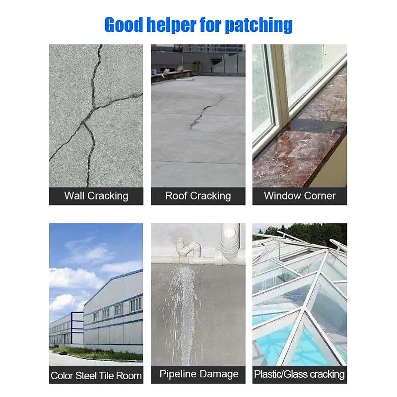 1 rollo de cinta impermeable resistente a altas temperaturas papel de aluminio grueso cinta de butilo pared piscina techo grieta conducto reparación sellada auto cinta 2025 - $7.99 –P6