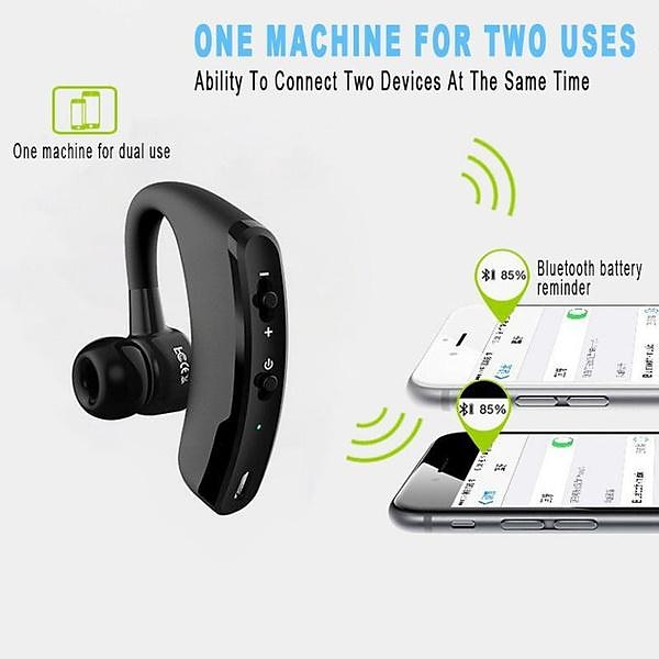 1PC Wireless Bluetooth Business Headphones With Mic Voice Control Handsfree Earphone Stereo Noise Cancellation Earhook Bluetooth Headset For Smart Phone 2025 - $13.99 –P2