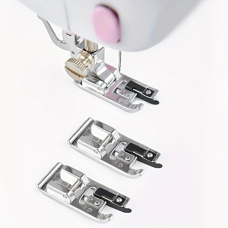 Rolled Hem Foot Tool for Low Shank Snap-On Sewing Machines - Overlock, Overedge, and Overcasting Presser - Perfect for Singer, Brother, and More - Achieve Professional-Looking Hems with Ease 2025 - $9.49 –P4