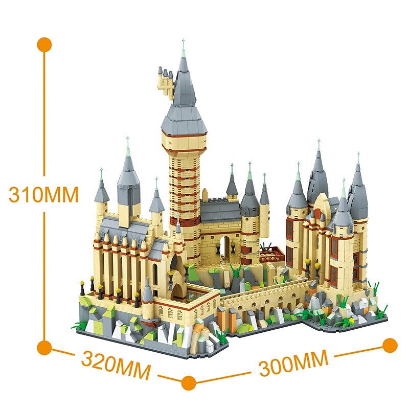 969PCS MOC Magic Gastle on Book Lord Rings Sauron Eye Building Blocks  Assemble Brick Collection Gifts Toy for Boy Kids