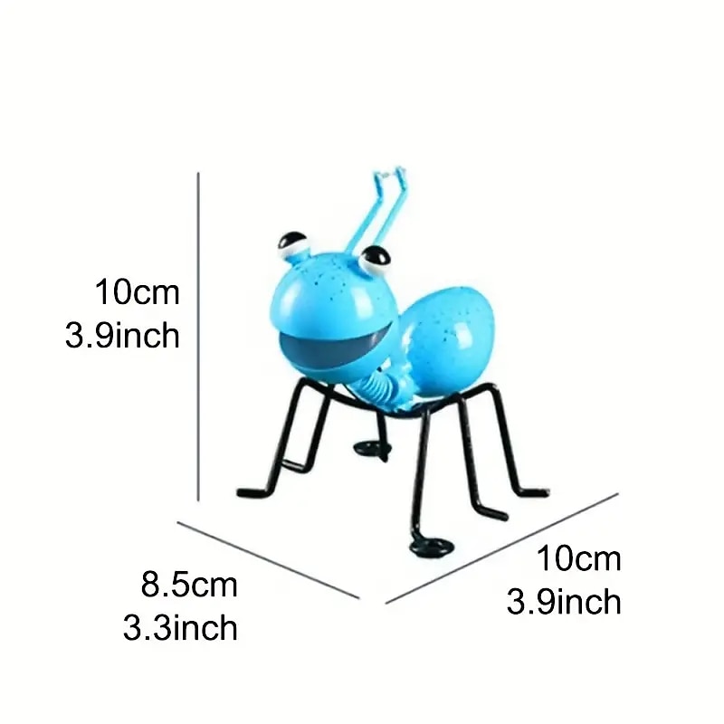4 Stück Hummel-Wandkunst aus Metall, Kunsthandwerk, Ameisen-Metallskulptur, Gartenameisen-Dekoration, Wandbehang-Dekoration, Garten-Rasen-Dekoration, Innendekoration, farbenfrohe Außendekoration, niedliche Insektenskulptur, Gartendekoration 2025 - €21.99 –P3
