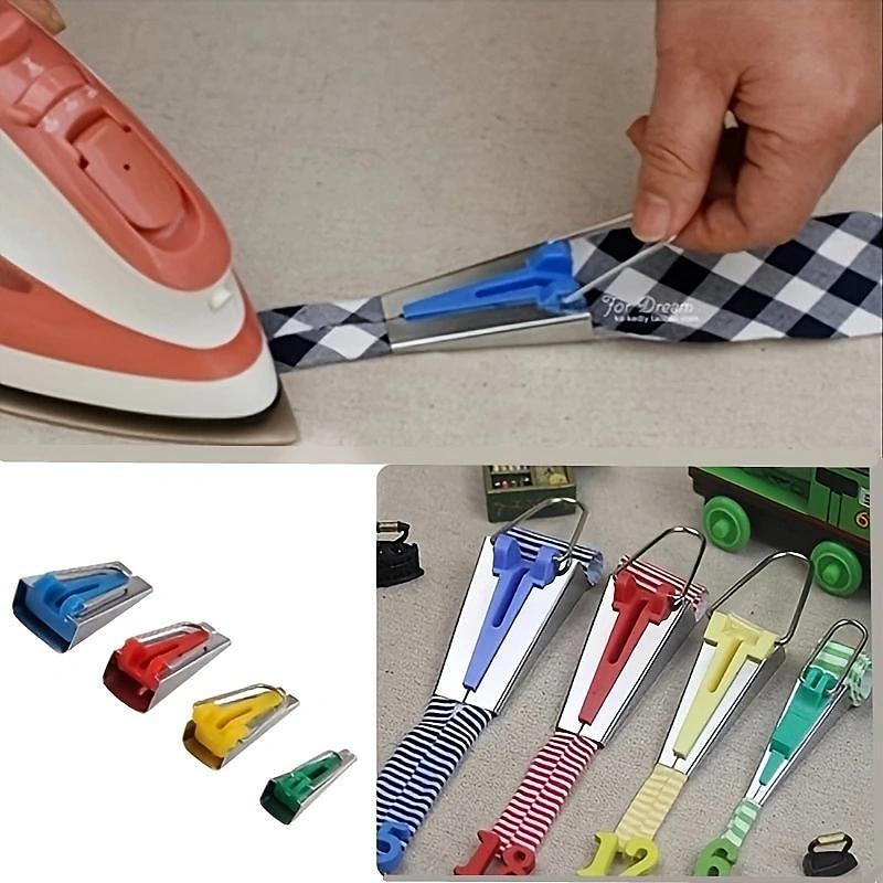 Fabric Bias Tape Maker Binding Tool Multicolour for Splicing Cloth