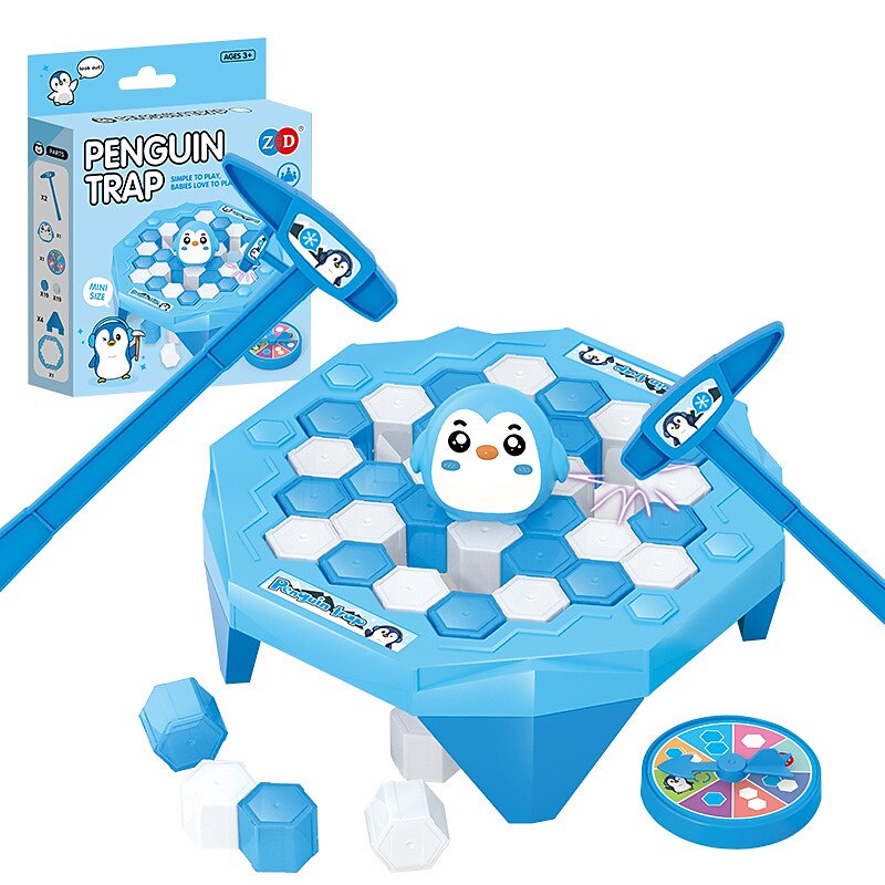 2025年 インタラクティブなペンギンアイスパウンドテーブルゲーム - 氷ブロックの壁を打ち破ってペンギンを救おう！  コレクション – $12.49 –P3