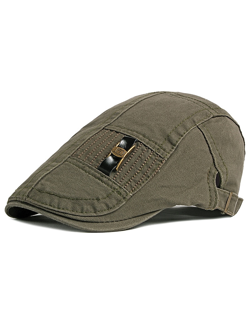 Herren Schiebermütze Ascot-Hut Ballonmütze Schwarz Dunkelmarine Baumwolle Mode Strassenmode Stilvoll 1920er Jahre Mode Outdoor Täglich Ausgehen Glatt Warm 2025 - $12.49 –P9