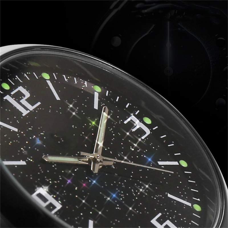 New Upgrade Car Refit Accessories With Luminous Star Sky Clock Electronic Quartz Ornaments Watch Clock Apply for All Car 2025 - $12.99 –P8