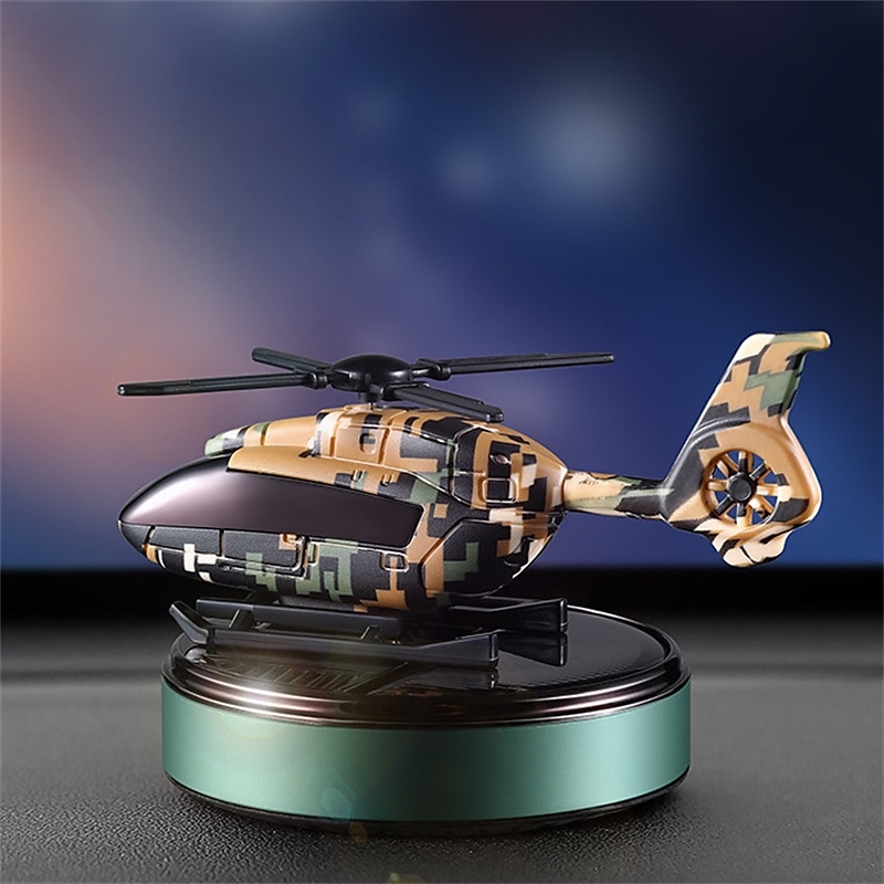 bil luftfräschare solenergi roterande bil aromaterapi diffusor helikopter inredning 2025 - $17.99 –P3